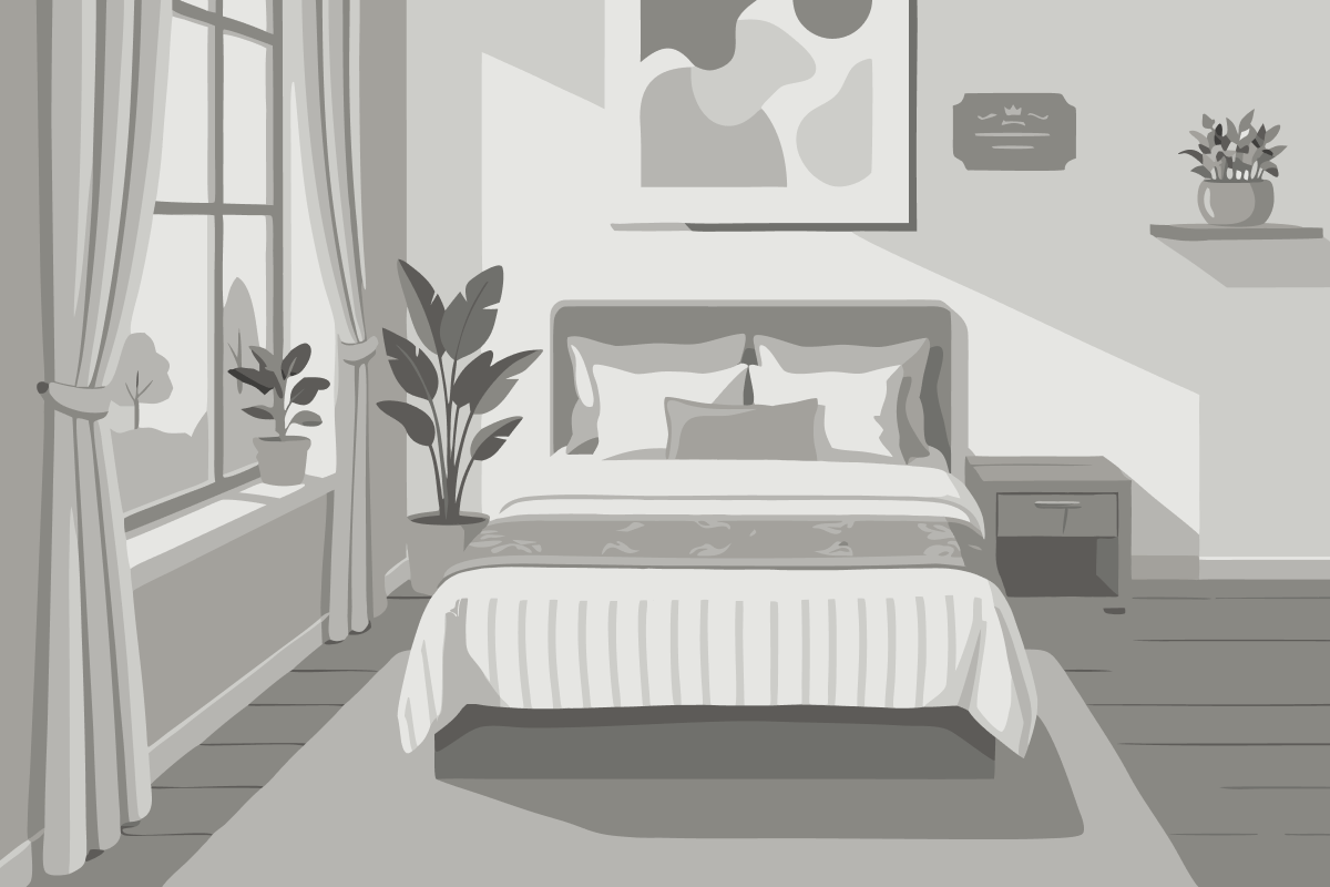 Habitación glamurosa